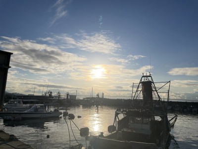 明石の海の日の出