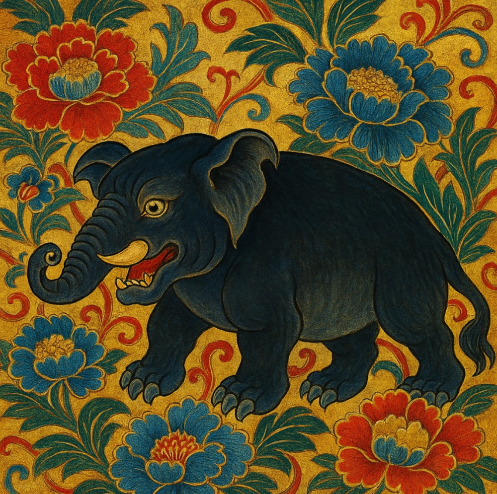 霊獣「獏（ばく）」とナウマン象の関係