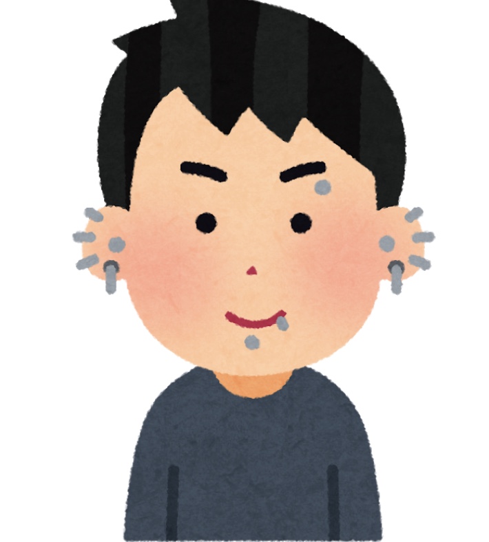 ベロ(舌)のピアス