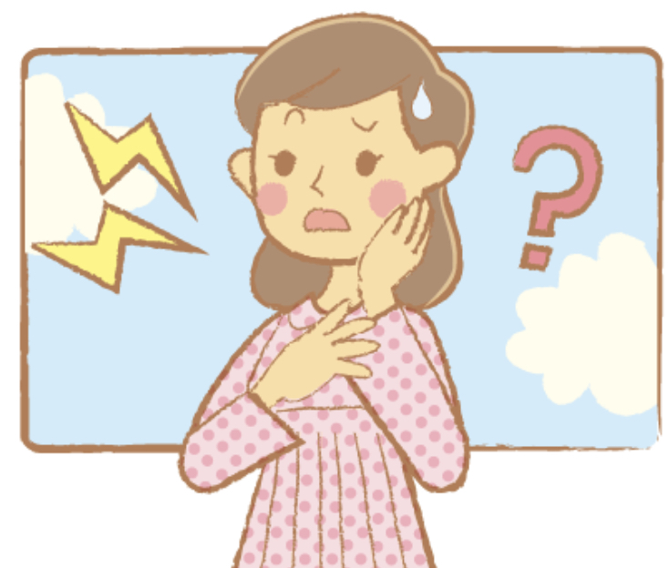 顔の半分が痺れた